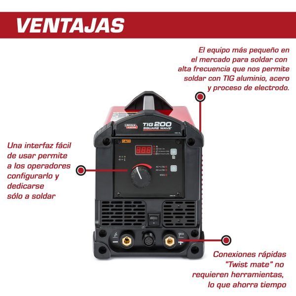 Soldadora Square Wave® TIG 200 - Image 3